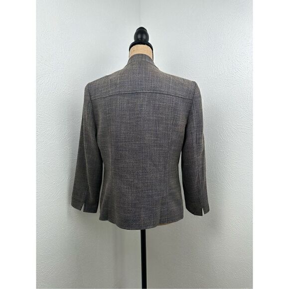 Anne Klein Women’s Blue Printed Blazer Jacket Size 12 Spruce/Fawn - Picture 3 of 14